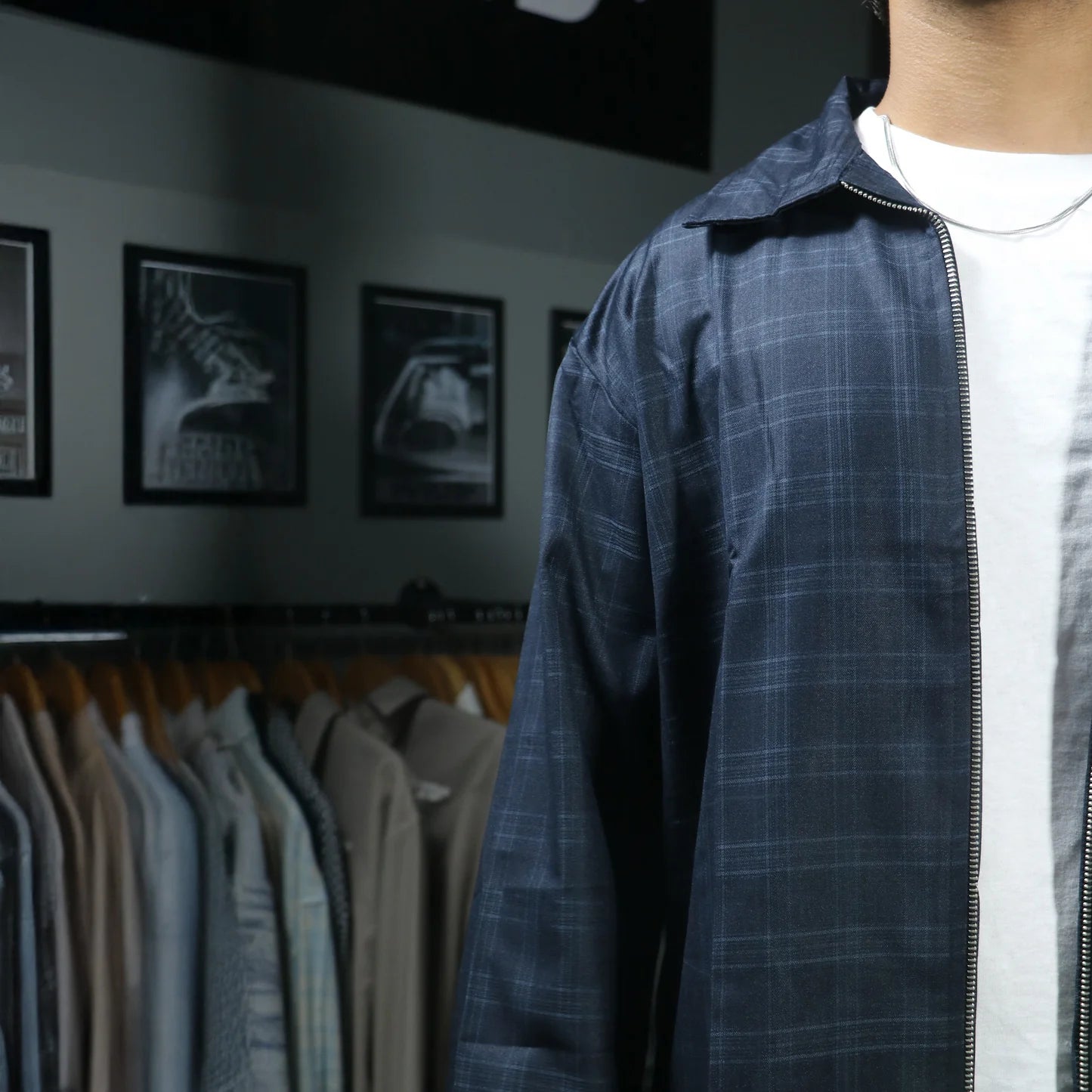 BLAZE GRID ZIP UP