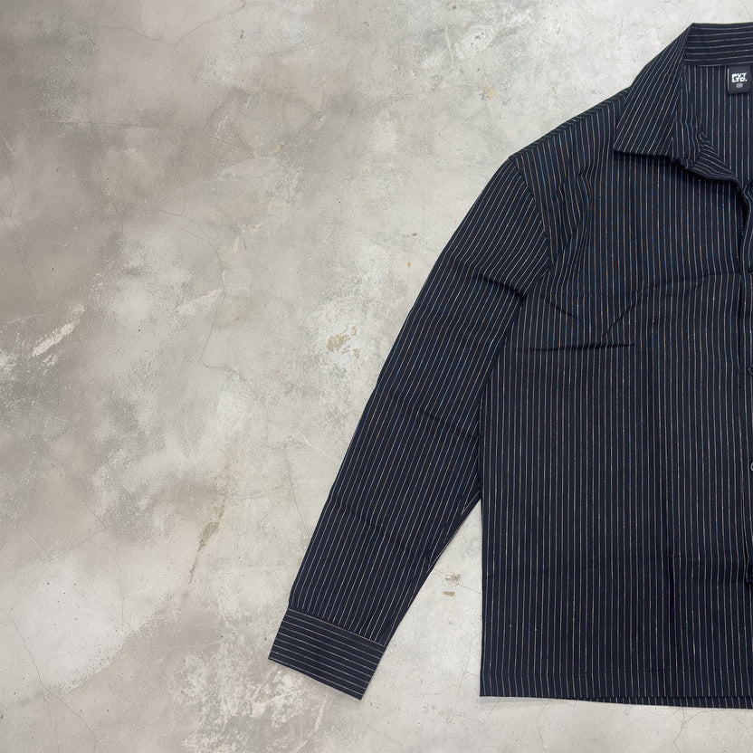 PINSTRIPE LINEN SHIRT