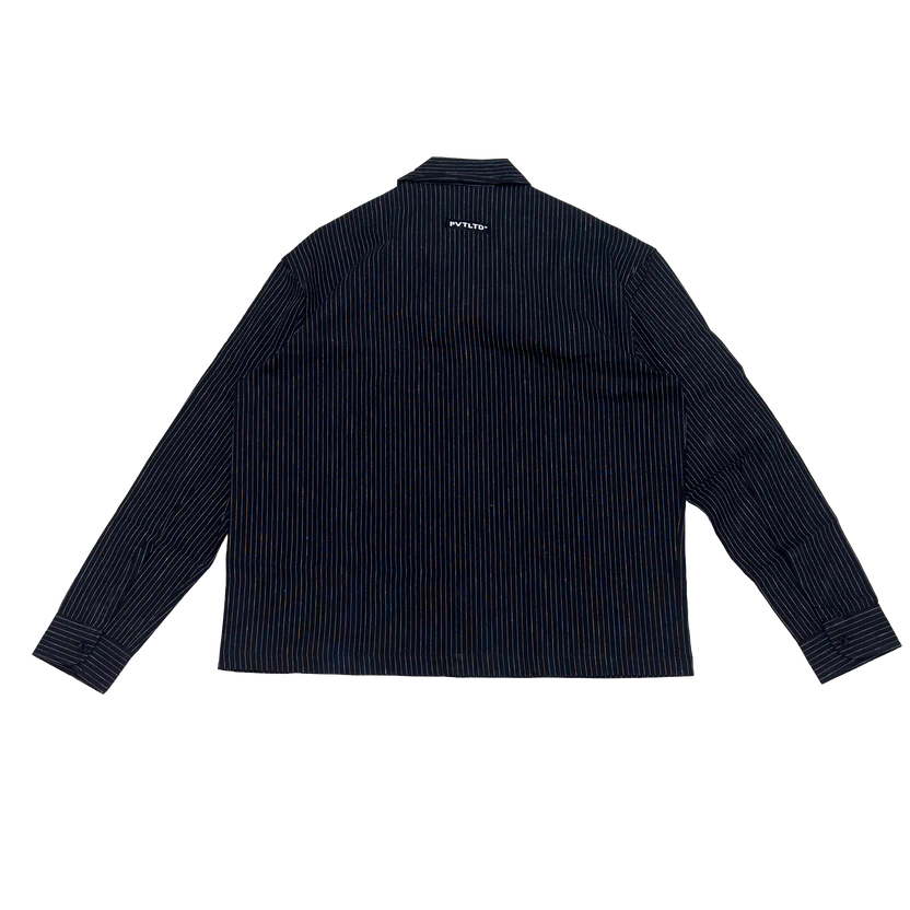 PINSTRIPE LINEN SHIRT