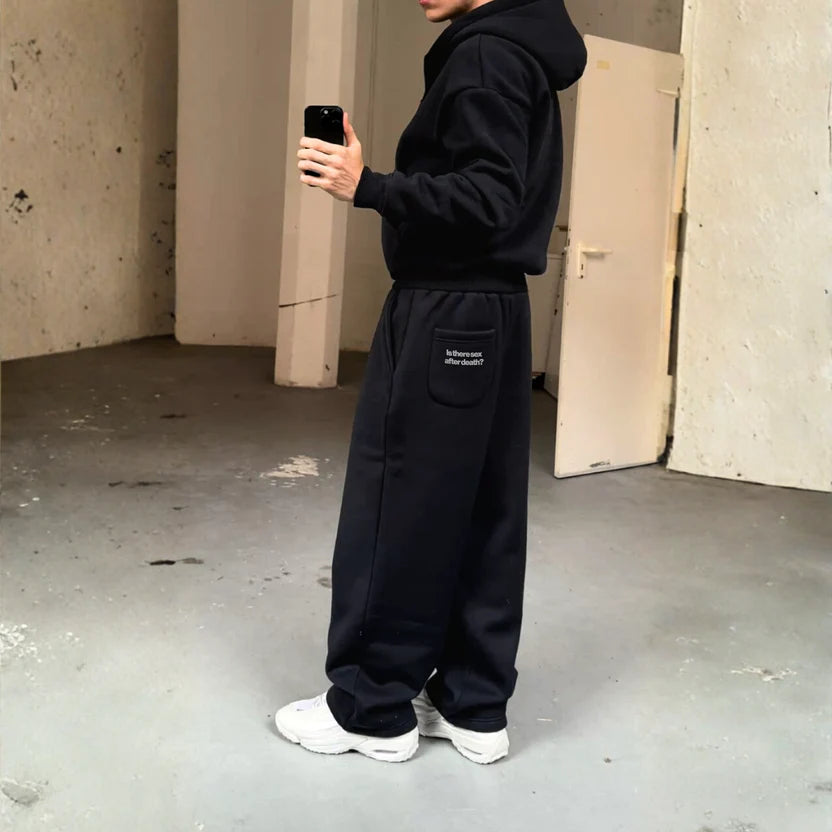 HARAH SWEATPANTS - BLACK