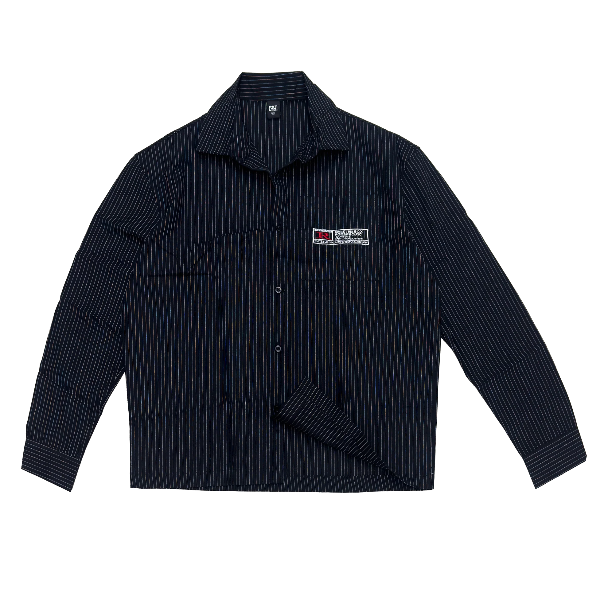 PINSTRIPE LINEN SHIRT