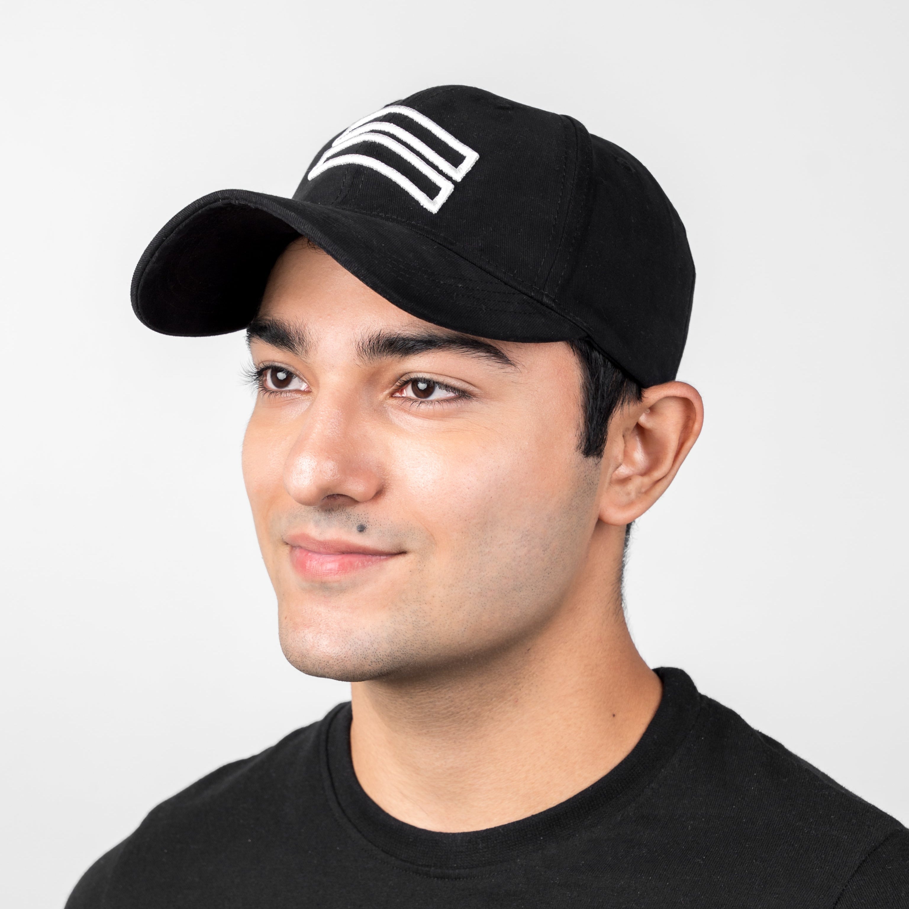 BLACK AND WHITE CAP 1