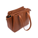 MOCHA ELEGANCE CREST TOTE BAGS FOR 16" LAPTOPS STROKES GALLERY