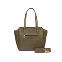 OLIVE OPULENCE CREST TOTE BAGS FOR 16" LAPTOPS STROKES GALLERY