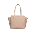 ALMOND CREME CREST TOTE BAGS FOR 16" LAPTOPS STROKES GALLERY
