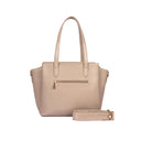 ALMOND CREME CREST TOTE BAGS FOR 16" LAPTOPS STROKES GALLERY