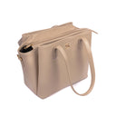 ALMOND CREME CREST TOTE BAGS FOR 16" LAPTOPS STROKES GALLERY