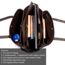 MAHOGANY MYSTIQUE CREST TOTE BAGS FOR 16" LAPTOPS STROKES GALLERY