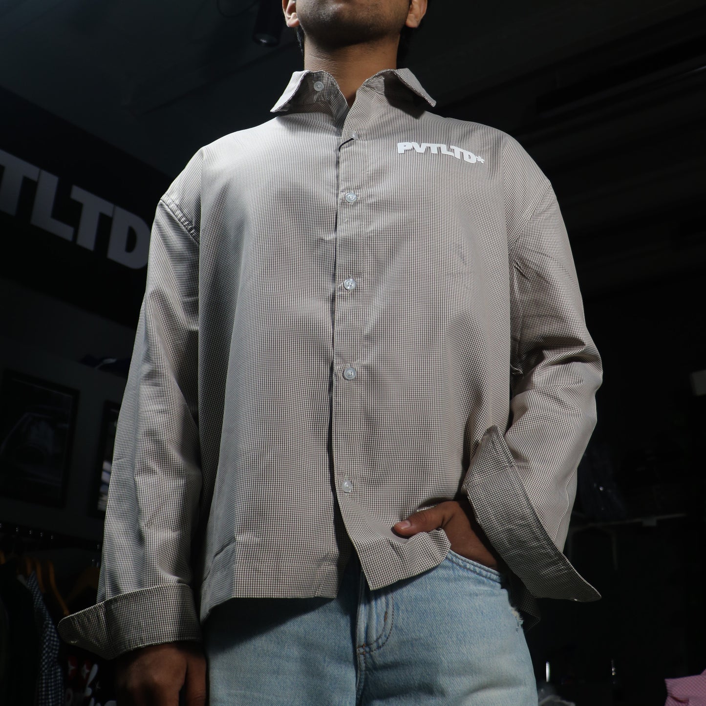 ROYAL GRID SHIRT
