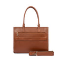 MOCHA ELEGANCE MAISON ELAN TOTE BAGS FOR 16" LAPTOPS STROKES GALLERY
