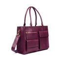 BURGUNDY BELLE MAISON ELAN TOTE BAGS FOR 16" LAPTOPS STROKES GALLERY