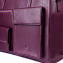 BURGUNDY BELLE MAISON ELAN TOTE BAGS FOR 16" LAPTOPS STROKES GALLERY
