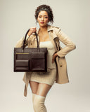 MAHOGANY MYSTIQUE MAISON ELAN TOTE BAGS FOR 16" LAPTOPS STROKES GALLERY