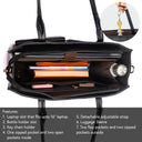 CHARCOAL CHIC MAISON ELAN TOTE BAGS FOR 16" LAPTOPS STROKES GALLERY