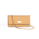 CLASSIC TAUPE CLUTCH WALLET CUM SLING STROKES GALLERY