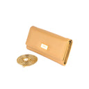 CLASSIC TAUPE CLUTCH WALLET CUM SLING STROKES GALLERY