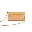CLASSIC TAUPE CLUTCH WALLET CUM SLING STROKES GALLERY
