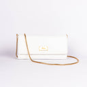 SNOW WHITE CLUTCH WALLET CUM SLING STROKES GALLERY