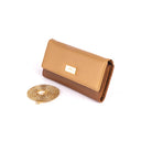 CINNAMON COCOA CLUTCH WALLET CUM SLING STROKES GALLERY