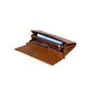 CINNAMON COCOA CLUTCH WALLET CUM SLING STROKES GALLERY