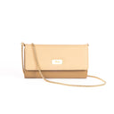LATTE LUXE CLUTCH WALLET CUM SLING STROKES GALLERY