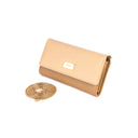 LATTE LUXE CLUTCH WALLET CUM SLING STROKES GALLERY