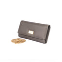 SLATE GREY CLUTCH WALLET CUM SLING STROKES GALLERY