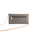 SLATE GREY CLUTCH WALLET CUM SLING STROKES GALLERY