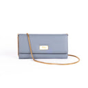 MANOR BLUE CLUTCH WALLET CUM SLING STROKES GALLERY