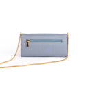 MANOR BLUE CLUTCH WALLET CUM SLING STROKES GALLERY