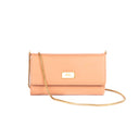 PEACH PARADISE CLUTCH WALLET CUM SLING STROKES GALLERY