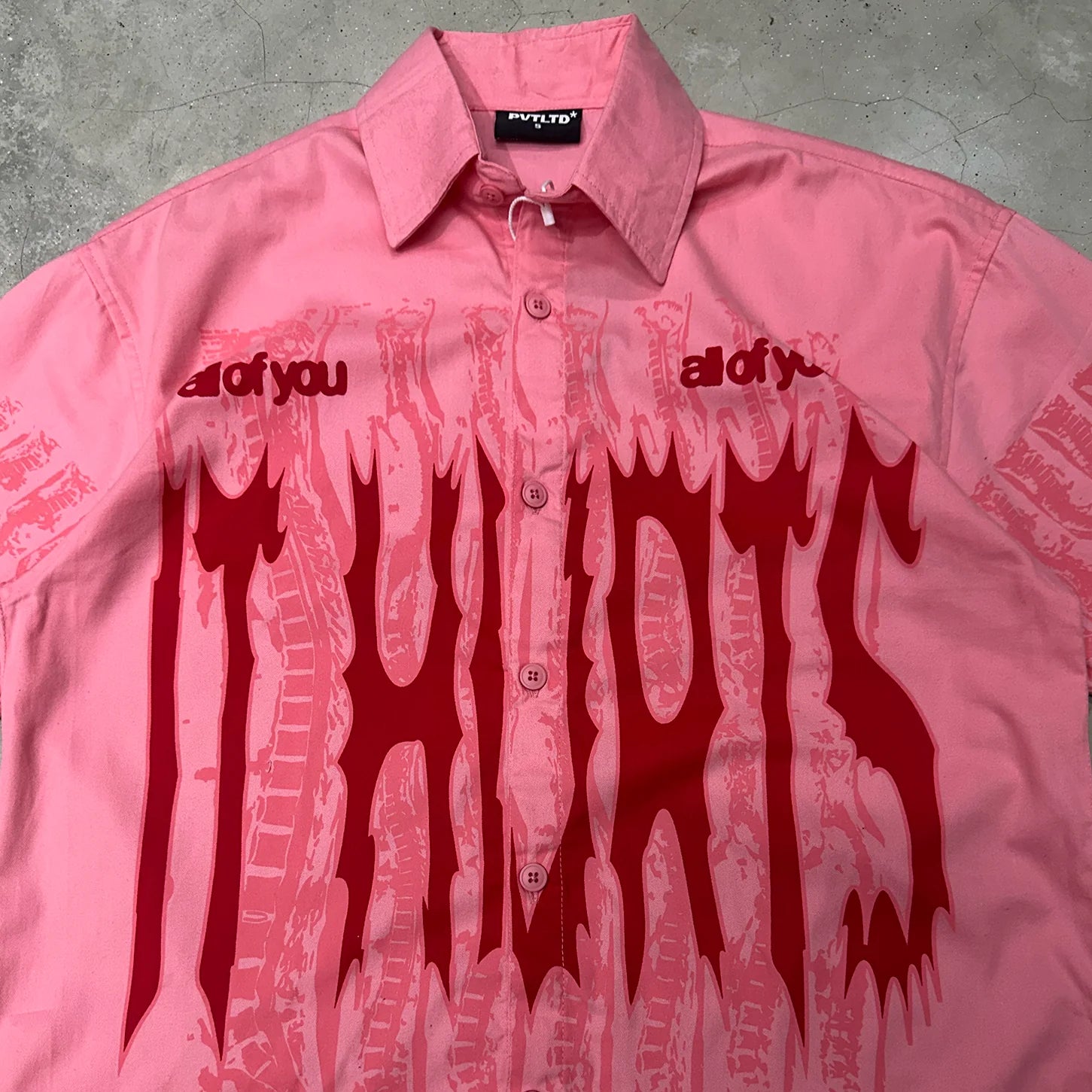 PINK BLOOD SHIRT