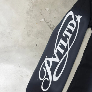 BLACK BOXER TRACK PANTS