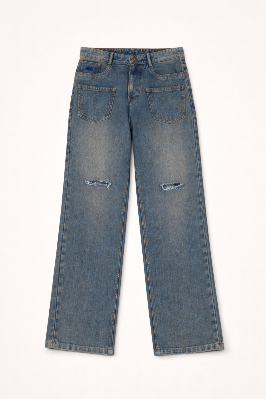 DRO POCKET THEORY DENIM - MUD WASHED BLUE
