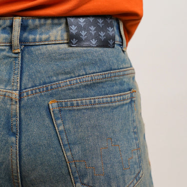 DRO POCKET THEORY DENIM - MUD WASHED BLUE