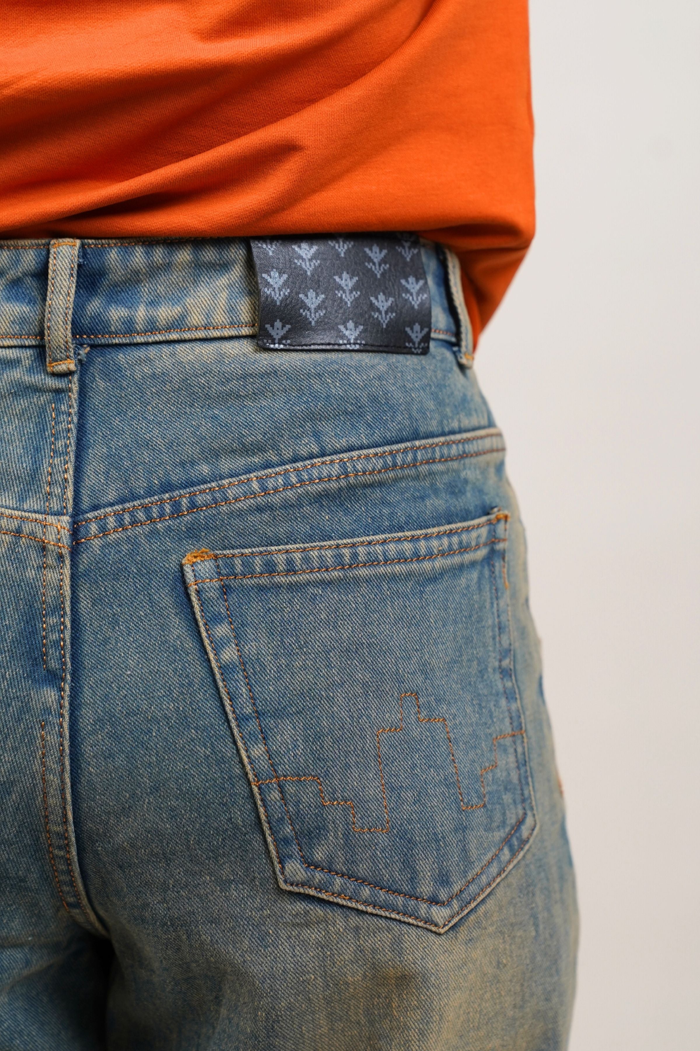 DRO POCKET THEORY DENIM - MUD WASHED BLUE