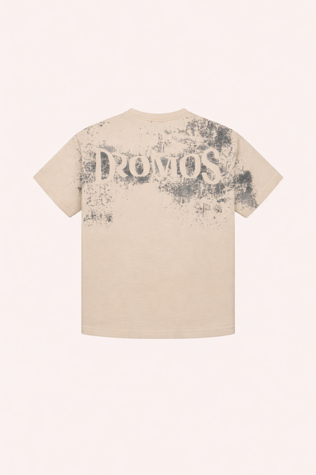 DRO WOVEN PROGRESS TEE - PEBBLE