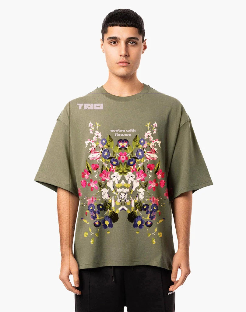 EVOLVING TEE (OLIVE)