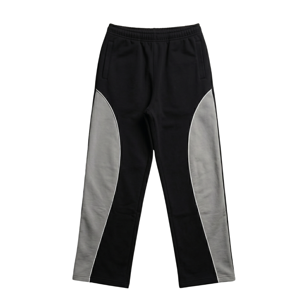 GREYSCALE BAGGY SWEATPANTS