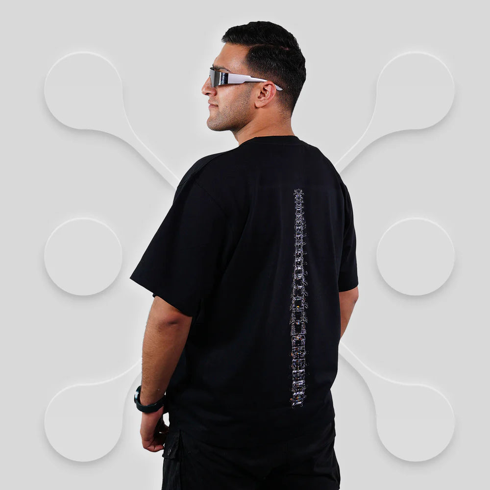 SITTING ON BLADES T-SHIRT