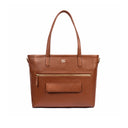 MOCHA ELEGANCE AUREA TOTE BAGS FOR 16" LAPTOPS STROKES GALLERY