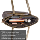 OLIVE OPULENCE AUREA TOTE BAGS FOR 16" LAPTOPS STROKES GALLERY
