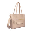 ALMOND CREME AUREA TOTE BAGS FOR 16" LAPTOPS STROKES GALLERY