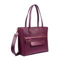 BURGUNDY BELLE CREST TOTE BAGS FOR 16" LAPTOPS STROKES GALLERY