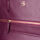 BURGUNDY BELLE CREST TOTE BAGS FOR 16" LAPTOPS STROKES GALLERY