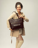 MAHOGANY MYSTIQUE AUREA TOTE BAGS FOR 16" LAPTOPS STROKES GALLERY