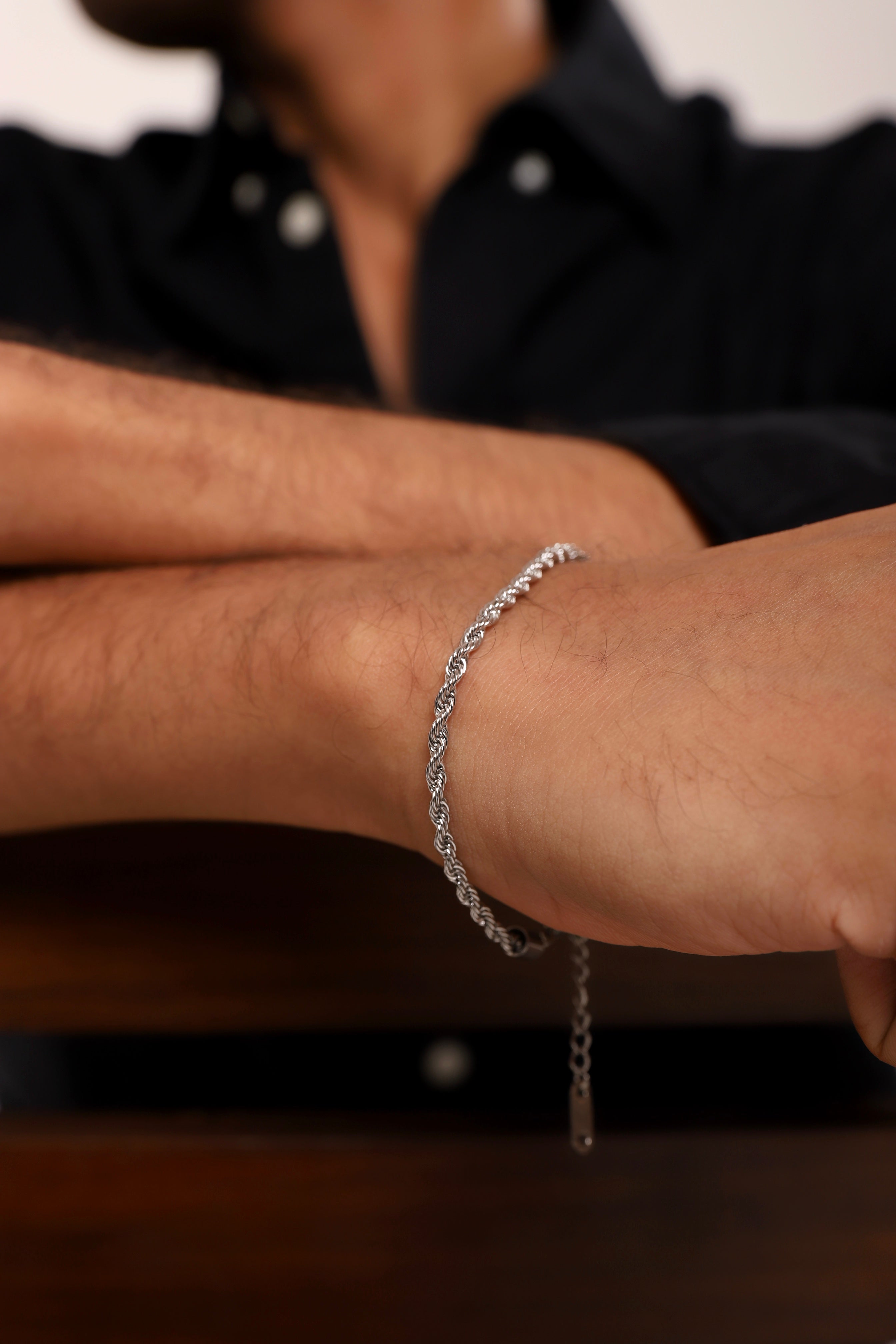 SLATE ROPE BRACELET