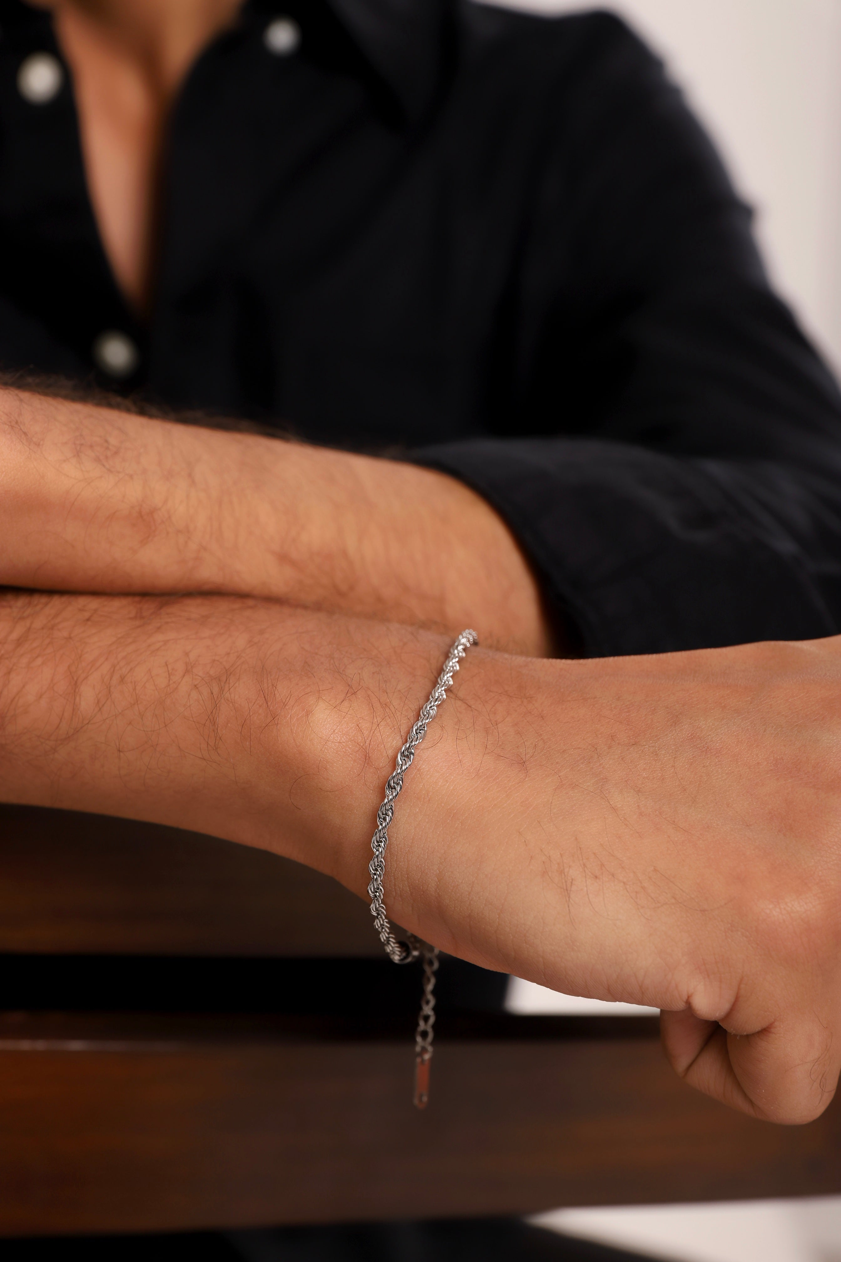SLATE ROPE BRACELET