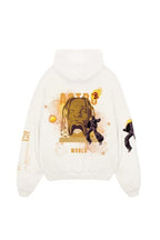 ASTRO WORLD DESIGNED OVERSIZED HOODIE - WHITE