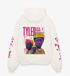 TYLER THE CREATOR DESIGNED OVERSIZED HOODIE - WHITE